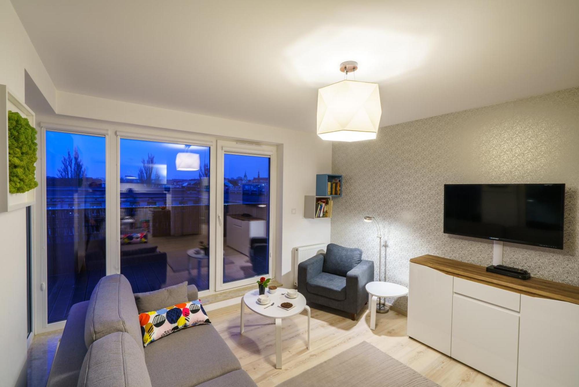 Apartament Z Tarasem Kielce Esterno foto